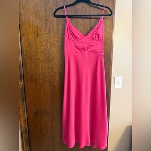 Hello Molly Satin midi Dress